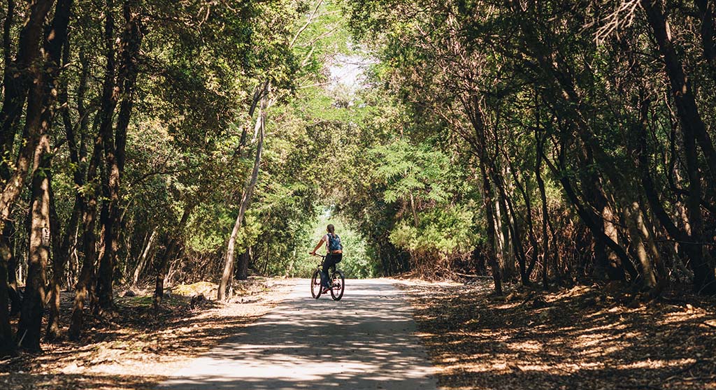 Mit dem Fahrrad durchquert man den Capo Fronte Discovery Trail. Foto: Valamar