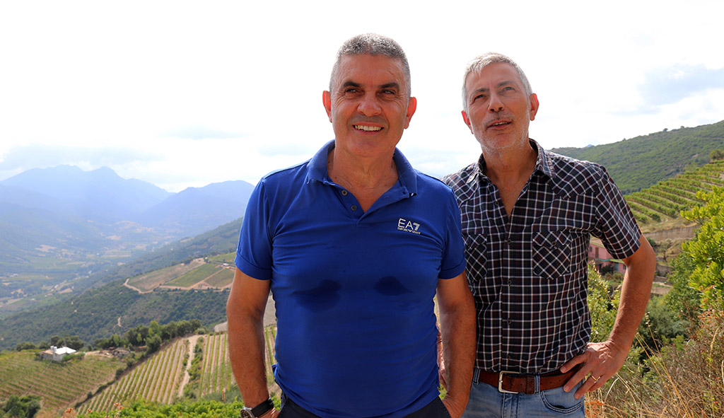 Präsident Marcello Usala und Franco Usai. Foto: Jürgen Sorges