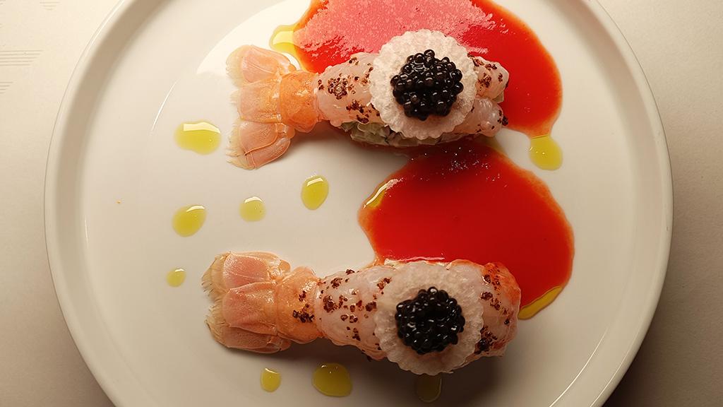 Teller: Shrimp. Foto: Michael Schabacker