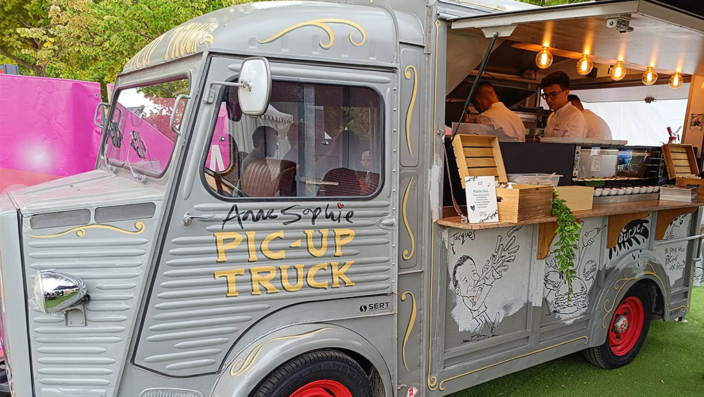 Food Truck von Anne-Sophie Pics. Foto: Michael Schabacker