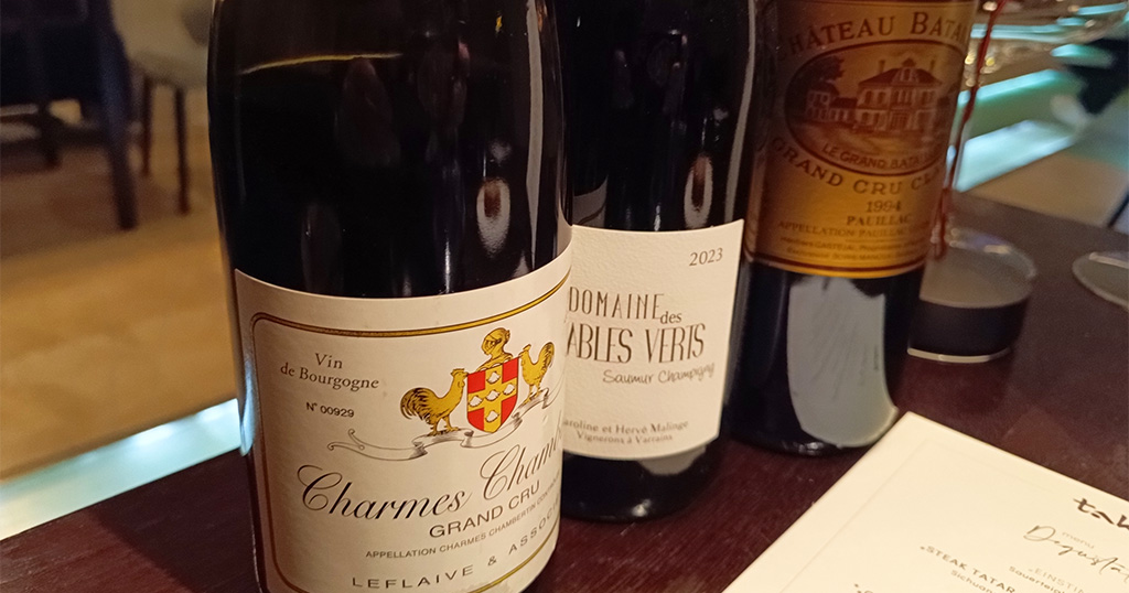 Weinbegleitung im taku: außergewöhnlich. Foto: Michael Schabacker