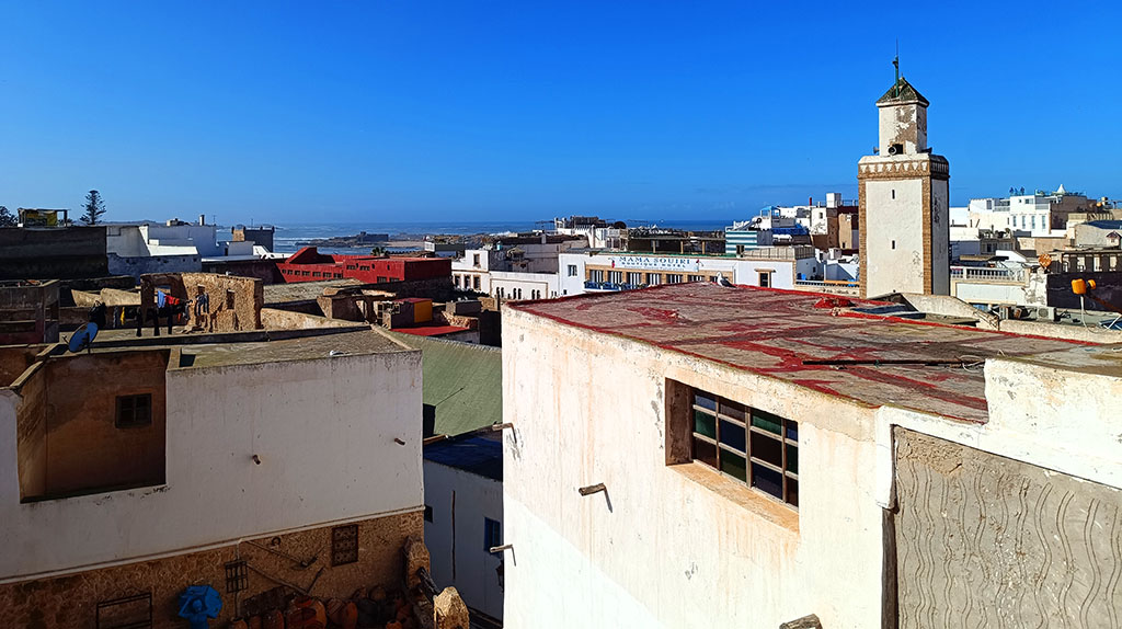 Ausblick auf einen kleinen Teil der Medina von oben. Foto: Michael Schabacker