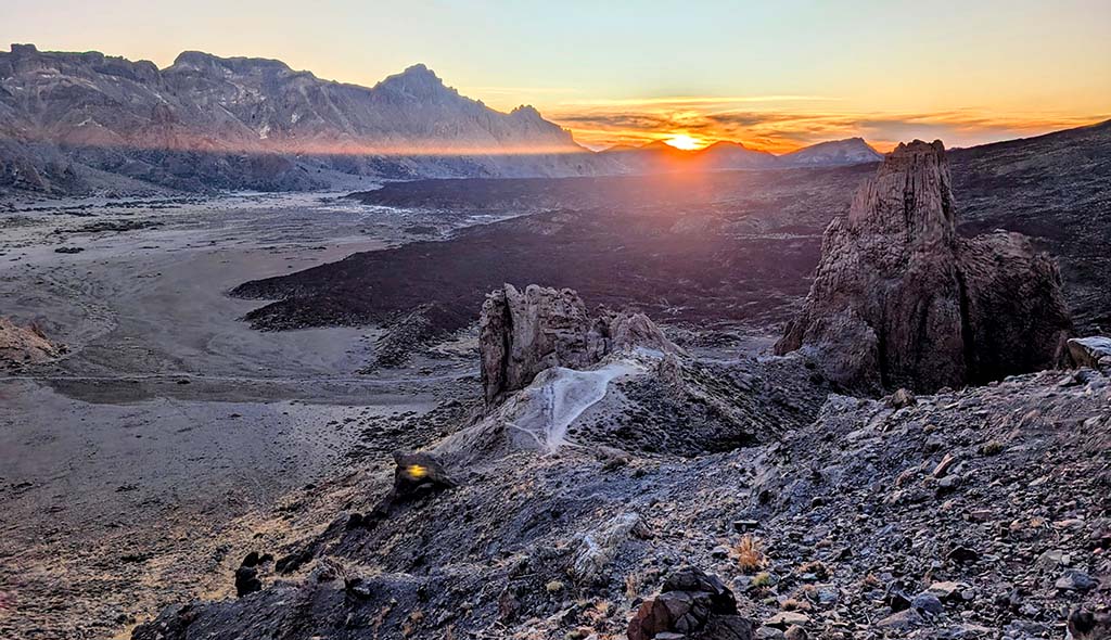 Abendstimmung auf dem Teide. Foto: Carola Faber