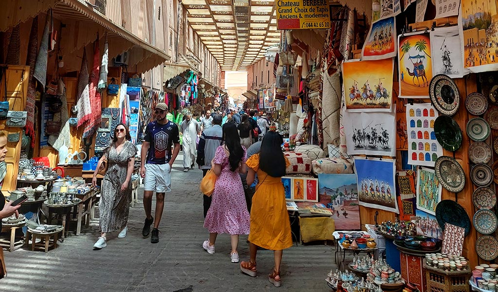 Tagsüber ist der Andrang in der Medina noch verhalten, erst am Abend füllen sich die Gassen mit Menschen. Foto: Michael Schabacker