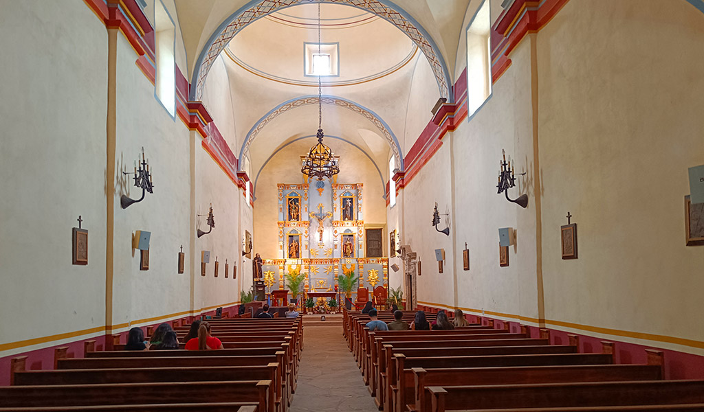 Die Kirche auf dem Gelände wird noch heute genutzt. Foto: Michael Schabacker