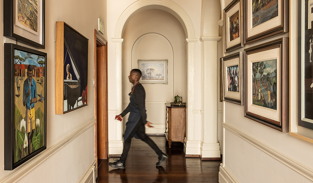 Das ganze Haus ist mit Kunstwerken ausgestattet. Foto: Ellerman House