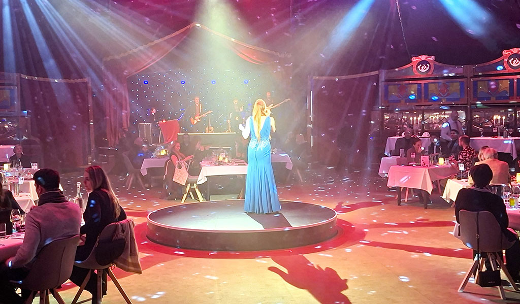 Die Hullis Liveband: fünf Musiker, eine Sängerin, pure Live-Energie. Foto: Birgit Werner