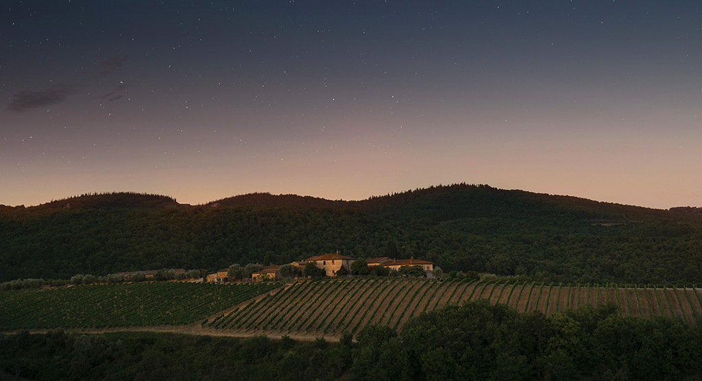 Das Landgut Il Caggio. Foto: Mazzei (Podere Il Caggio)