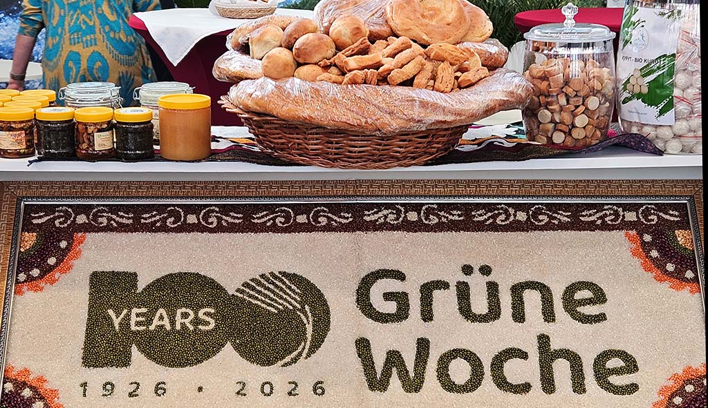 Weltleitmesse Grüne Woche: auch Tadschikistan ist vertreten. Foto: Ellen Spielmann