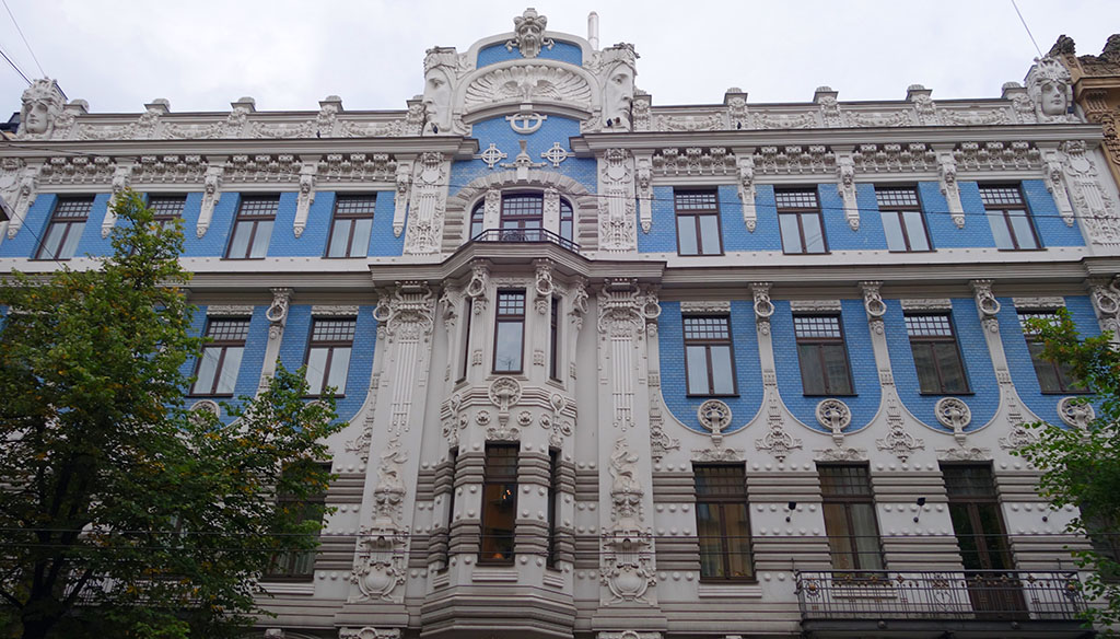 Prachtvolle Bauten prägen das Straßenbild Rigas. Foto: Michael Schabacker