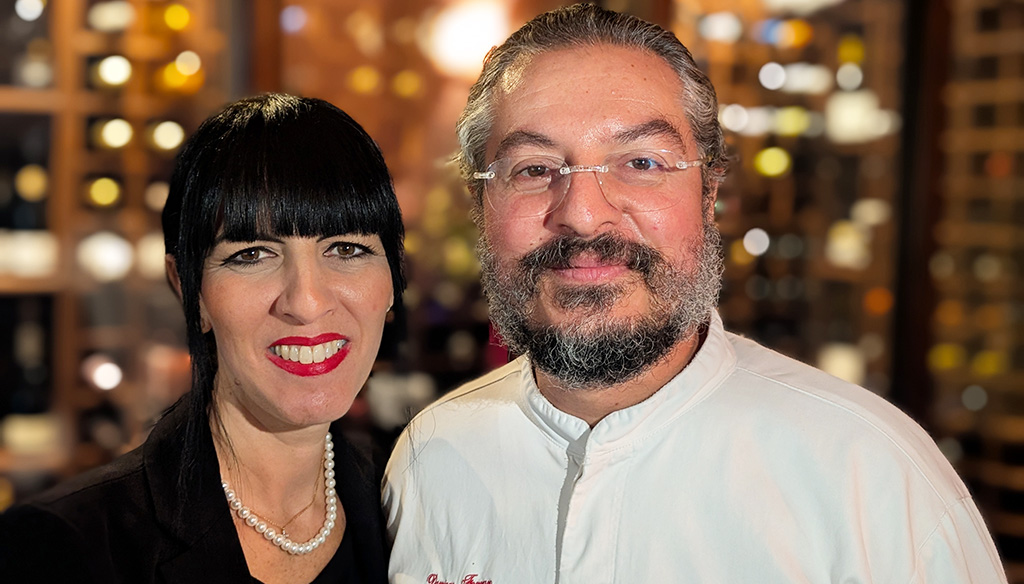 Küchenchef Damiano Ferraro und seine Frau Adriana Baglio. Foto: Carola Faber