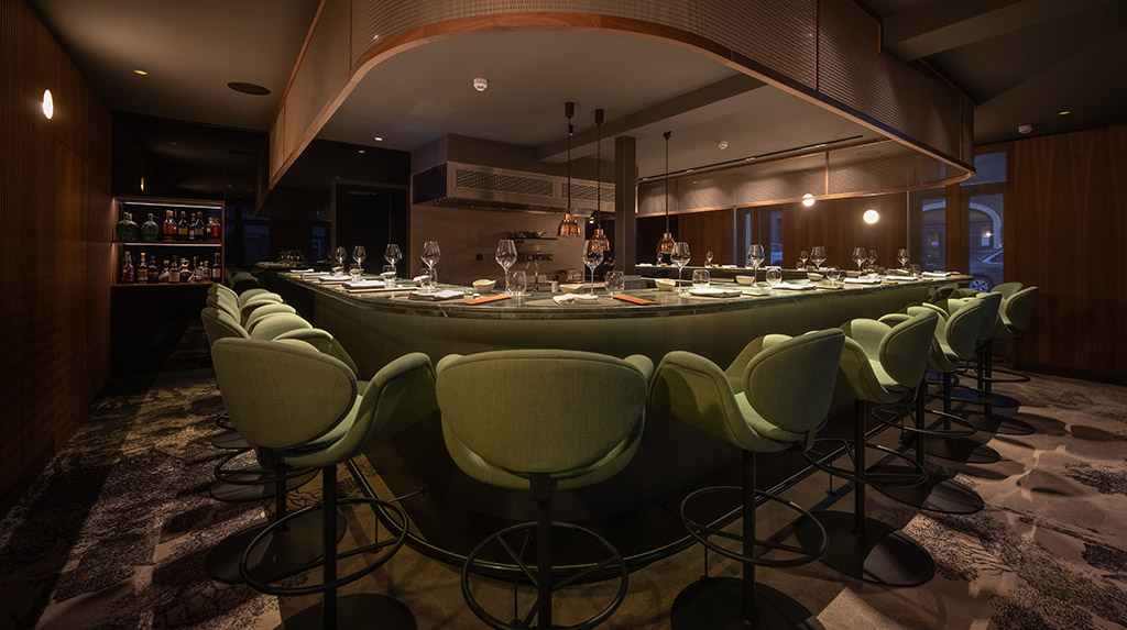 Chef's Table im Restaurant Du Grünewald. Foto: Laurent Antonelli