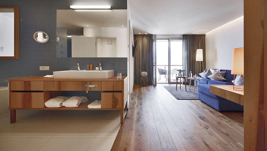 Enziansuite des Hotels. Foto: Hotel Hohenwart