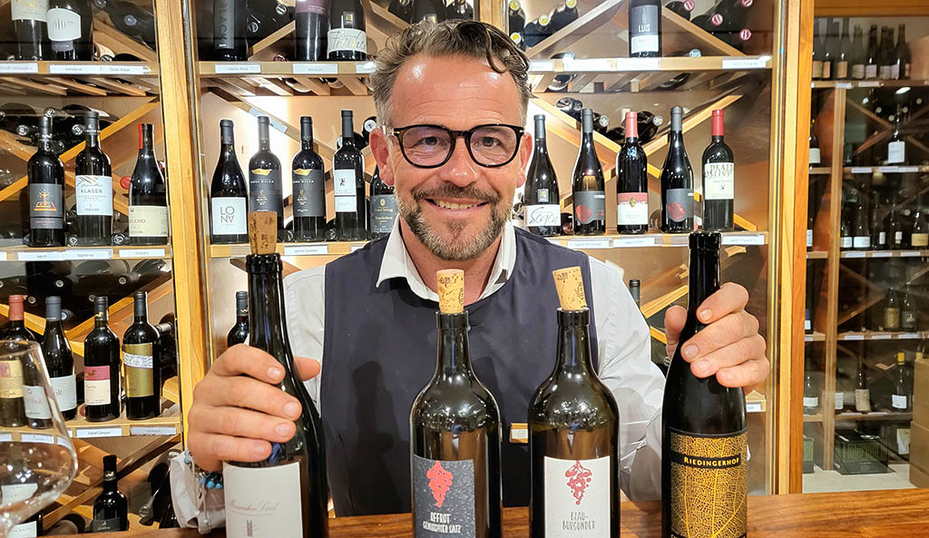 Sommelier Peter Lechner. Foto: Christian Euler