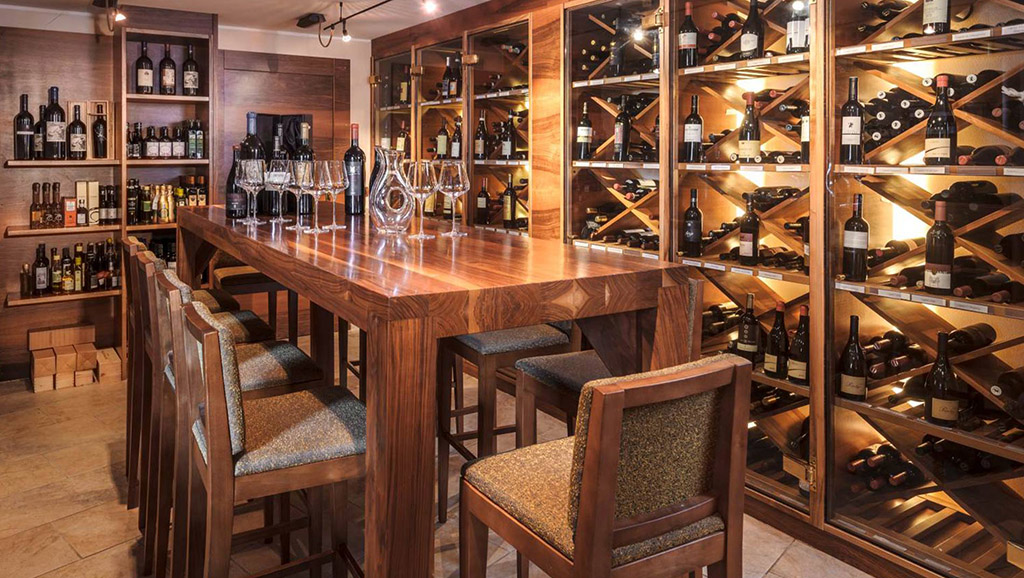 Im Weinkeller. Foto: Hotel Hohenwart