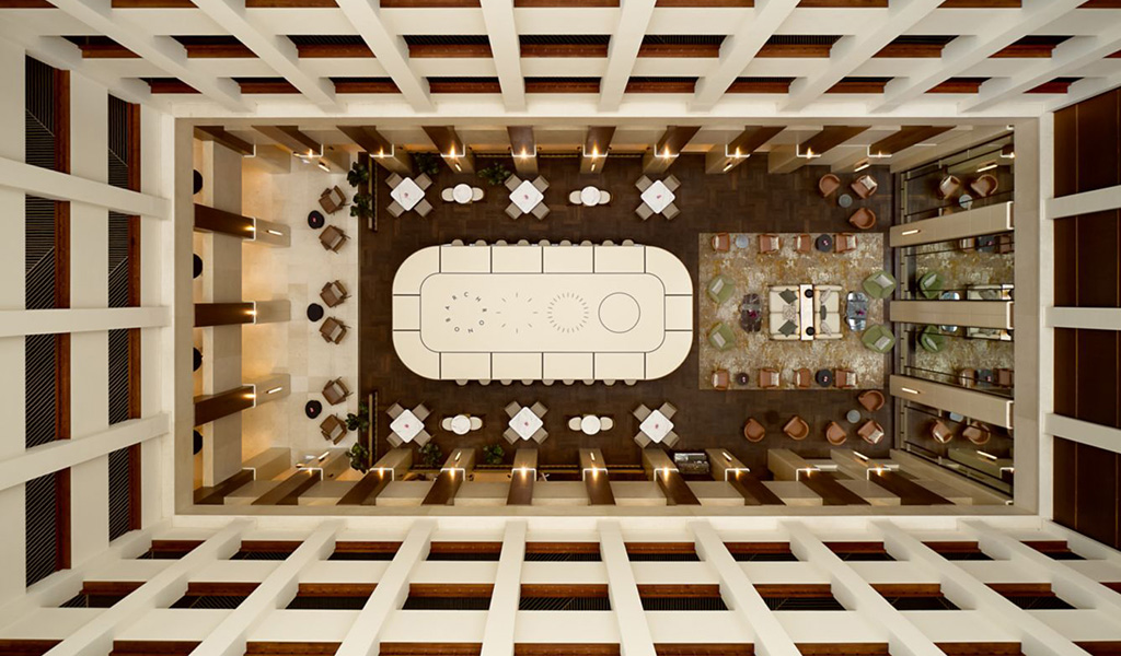 Die Chronobar: zentraler Punkt des Hotels. Foto: Marriott International