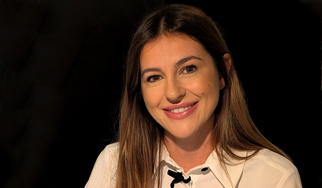 Anastasia Moroaica vom Weingut Brugnano. Foto: Carola Faber