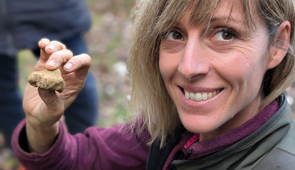 Trüffelsucherin Domitilla Bindi. Foto: Carola Faber