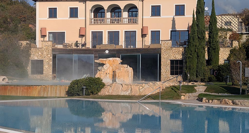 In der ADLER Spa Resort THERMAE. Foto: Carola Faber