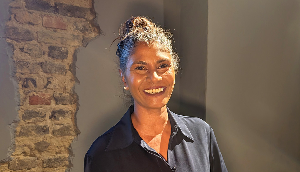 Gastgeberin Thayarni Garthoff. Foto: Carola Faber