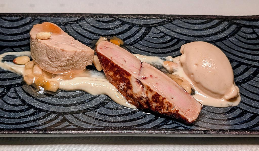 Dreiklang von der Gänseleber. Foto: Carola Faber