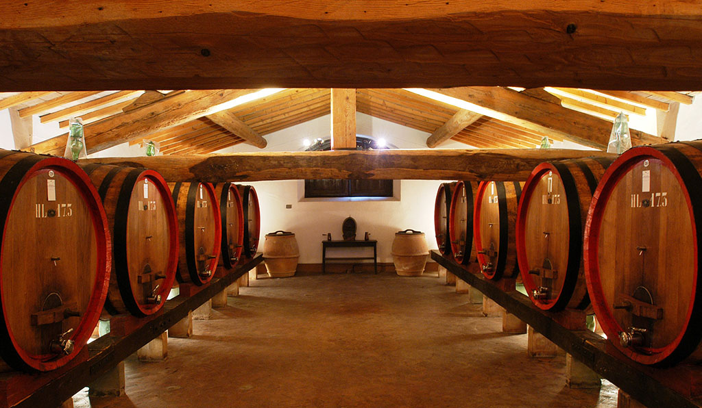 Im Fasskeller von Biondi-Santi. Foto: Biondi-Santi