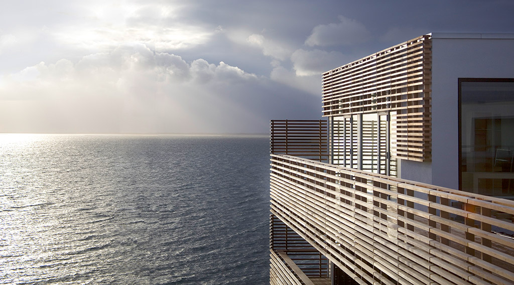 Lage, Lage, Lage: Kaum ein Hotel bietet auf der Insel diesen Ausblick. Foto: Budersand