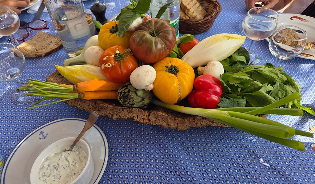 Ramatuelle Le Club 55 Spezialität eigene Ernte. Foto: Isabelle Demarthe