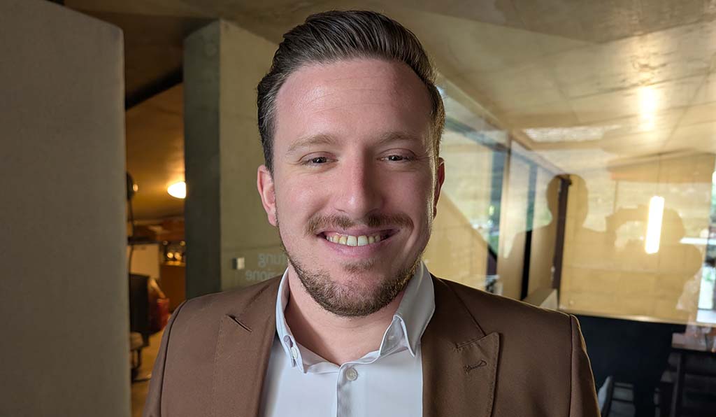 Sommelier Eros Teboni. Foto: Carola Faber