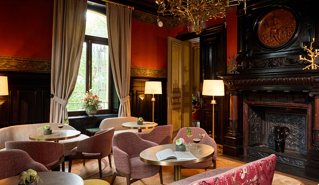Der Salon Bourbon in der Villa Pétrusse Luxemburg. Foto: Gaelle Le Boulicaut