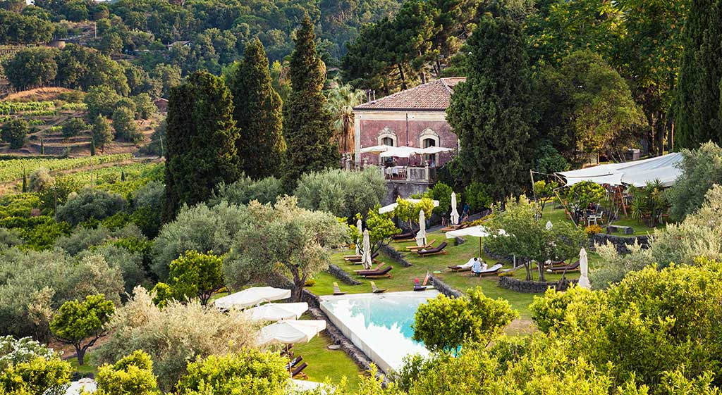 Hauptgebäude des Monaci delle Terre Nere. Foto: Monaci delle Terre Nere