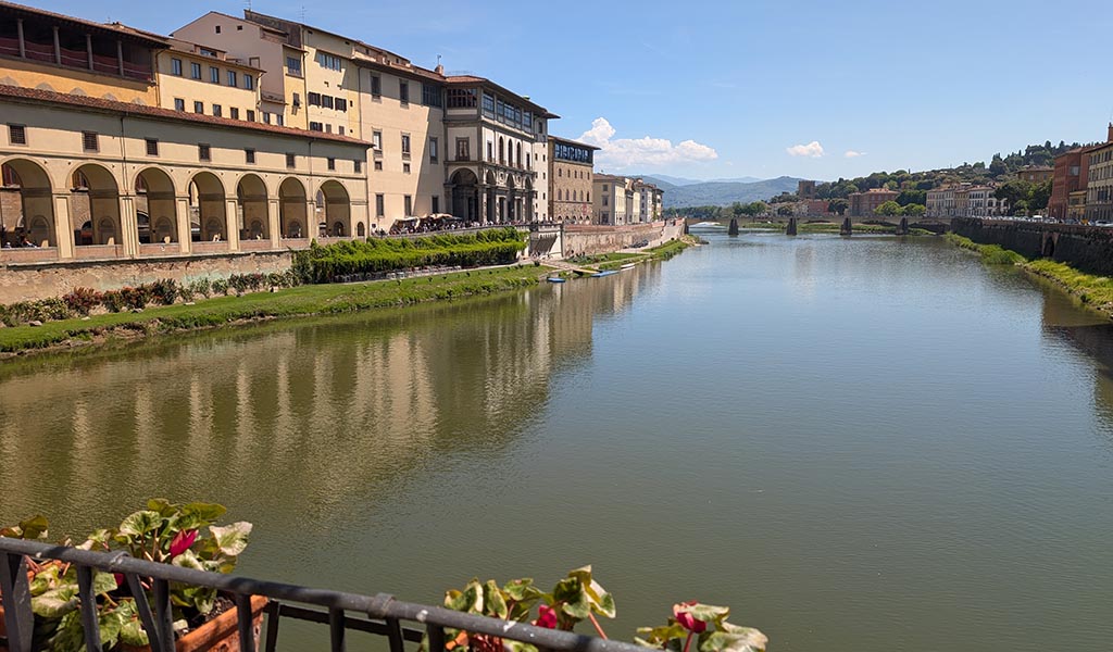 Auf der Ponte Vecchio in Florenz. Foto: Carola Faber