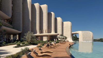 Foto: The Cascades Tirana / Render by NIGHTNURSE / Zaha Hadid Architects