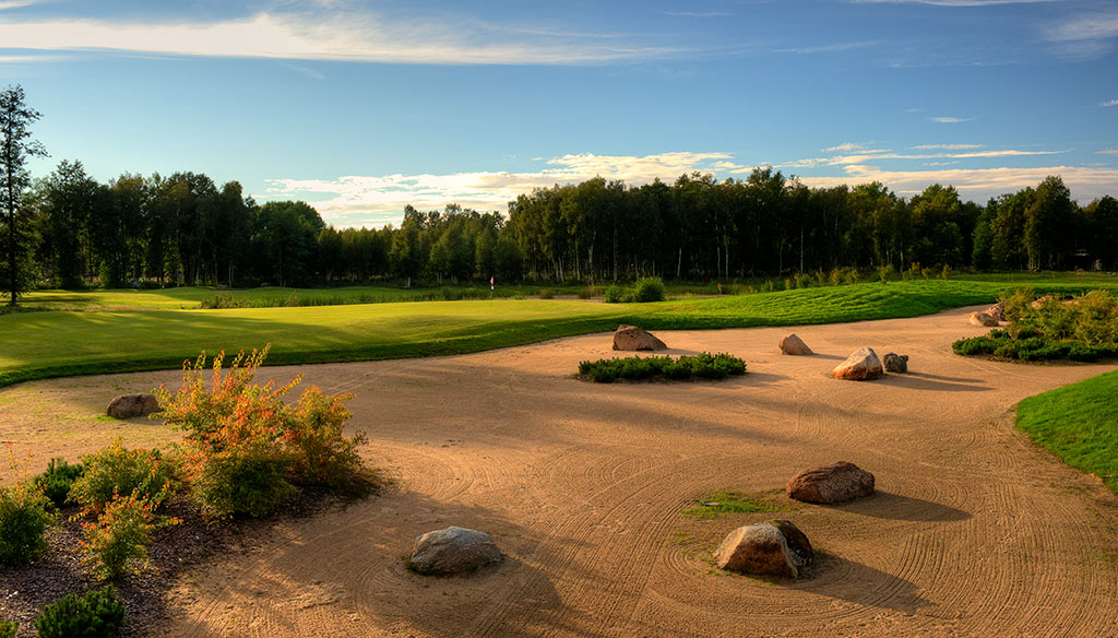 Bunker Loch 7 des Estonian Golf & Country Club Golfplatzes. Foto: Estonian Golf & Country Club