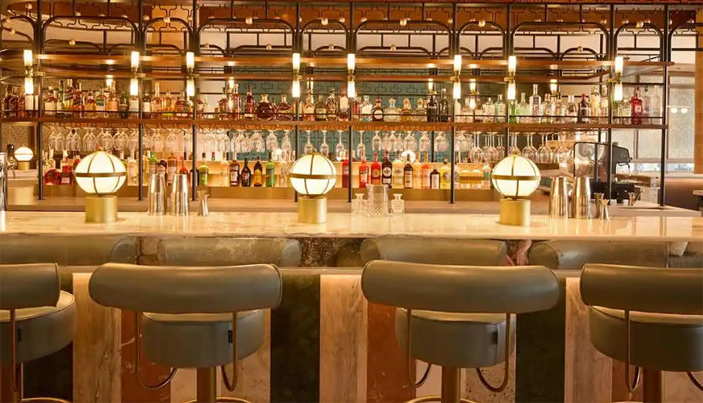 Die Bar im SLS Barcelona. Foto: SLS Barcelona