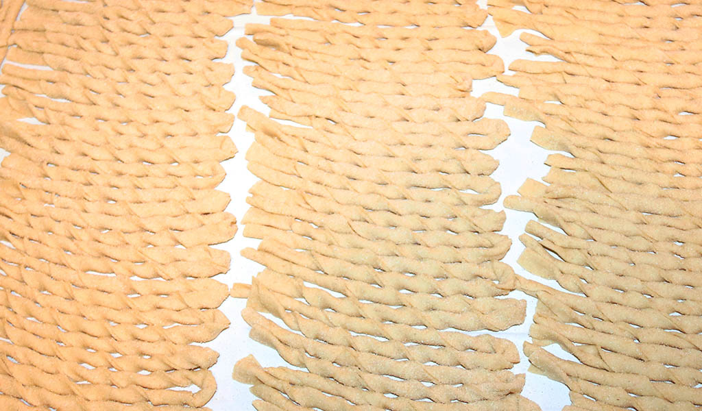 Handgefertigte Pasta zum Dinner. Foto: Jürgen Sorges