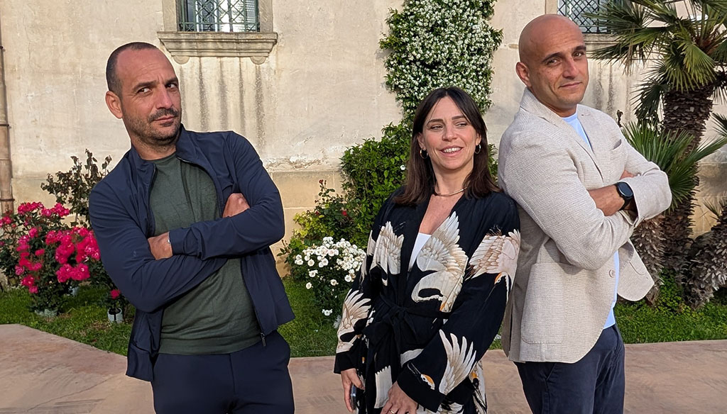 Die Geschwister Sergio, Federica und Marco Fina. Foto: Carola Faber