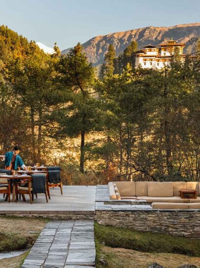 Foto: Amankora, Bhutan - Paro Lodge, Outdoor Firepit Dining