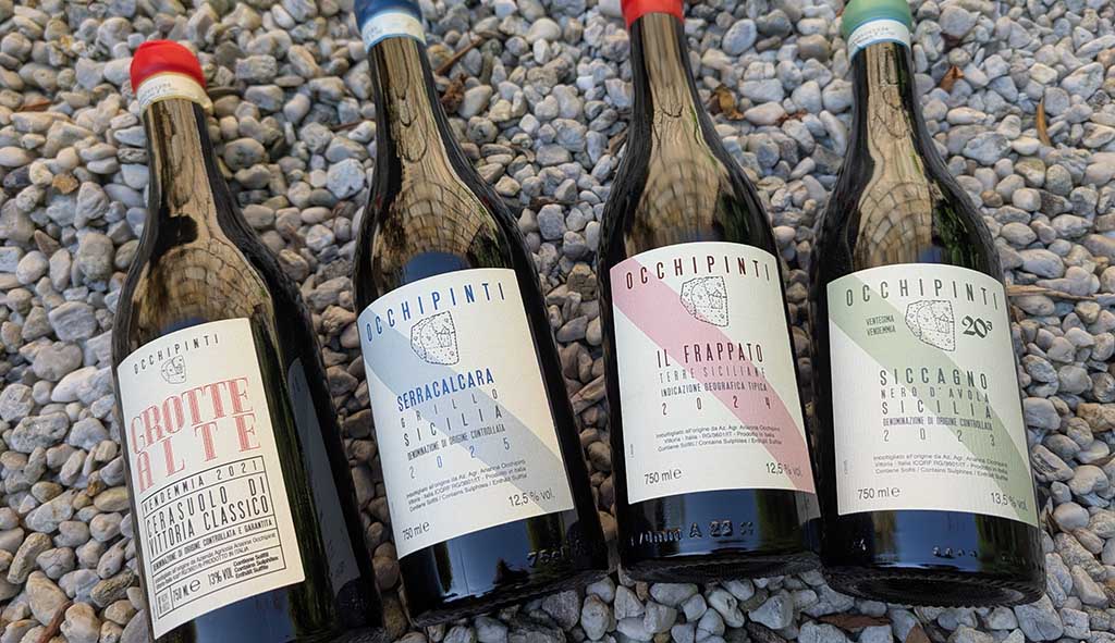 Verschiedene Weine des Weinguts. Foto: Carola Faber