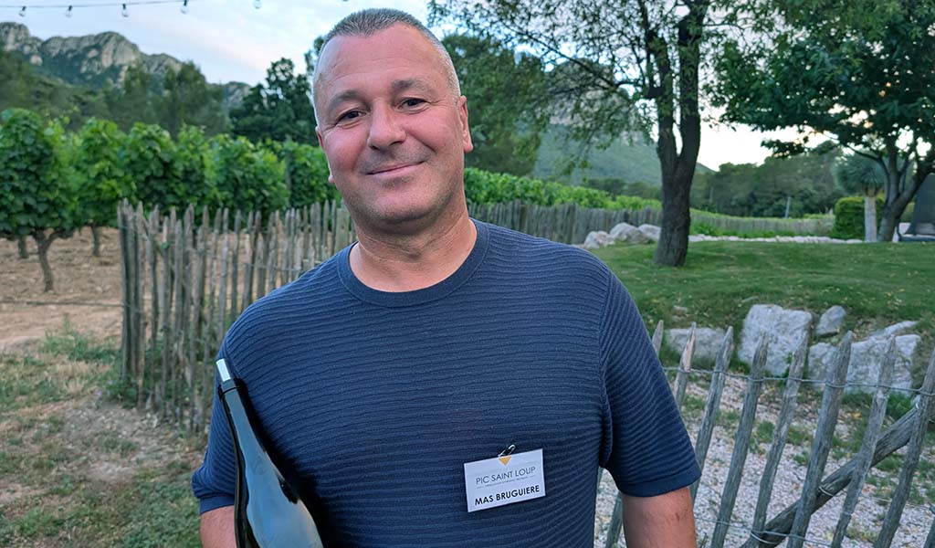 Xavier Bruguière vom Weingut Mas Bruguière. Foto: Carola Faber