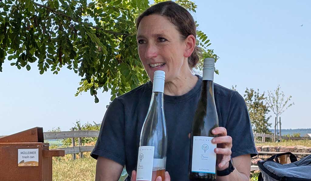 Winzerin Theresa Breuer. Foto: Carola Faber