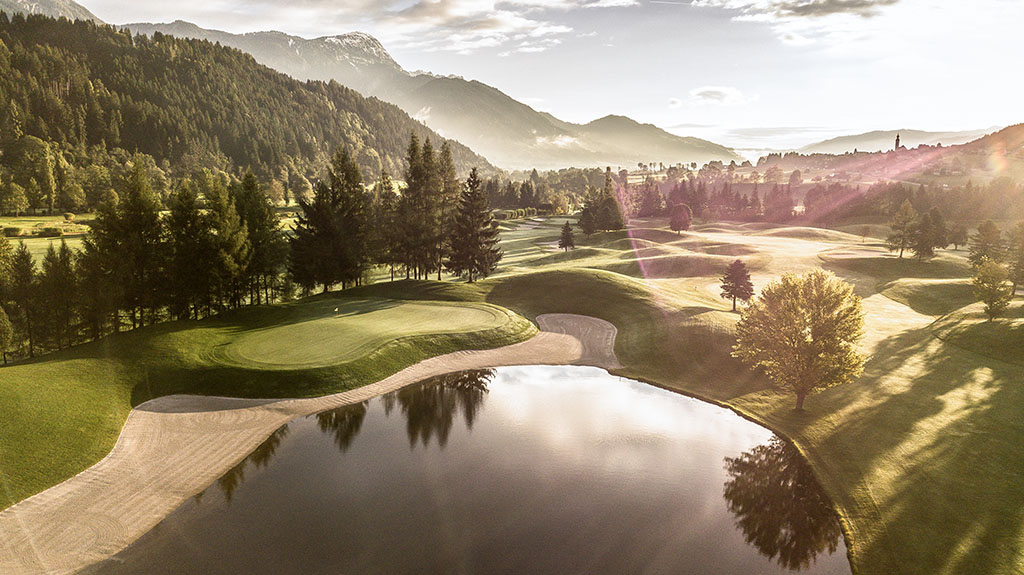 Teiche und Bäche: mehr als dekorative Elemente. Foto: Golfclub Schladming