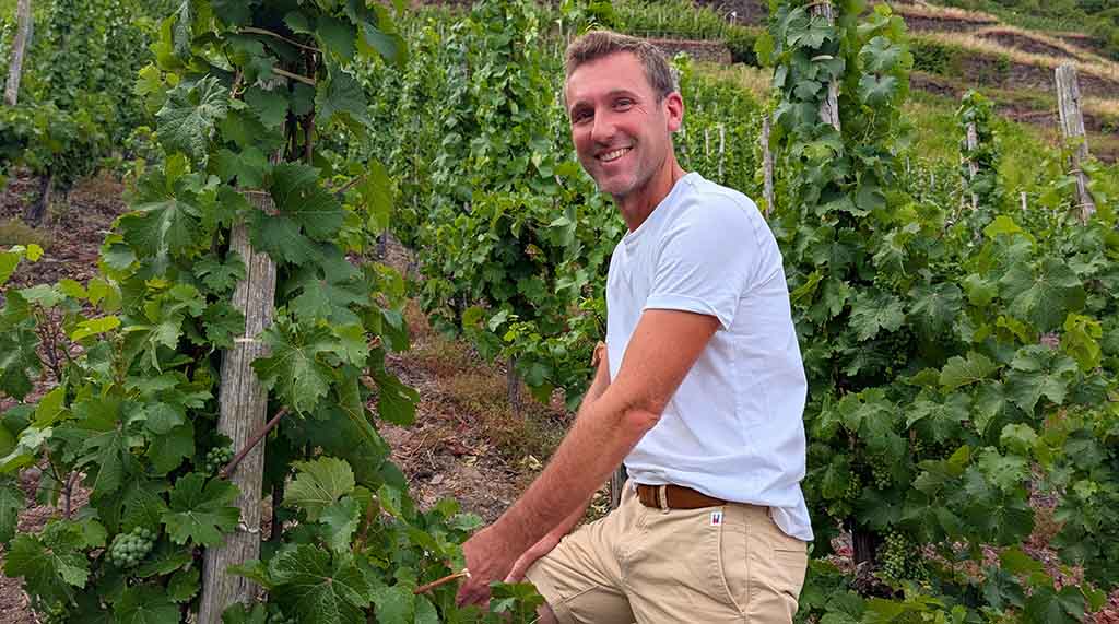 Kilian Franzen vom Weingut Franzen. Foto: Carola Faber