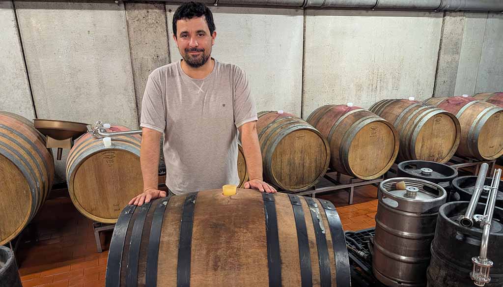 Peter Lehnert vom Weingut Lehnert-Veit. Foto: Carola Faber