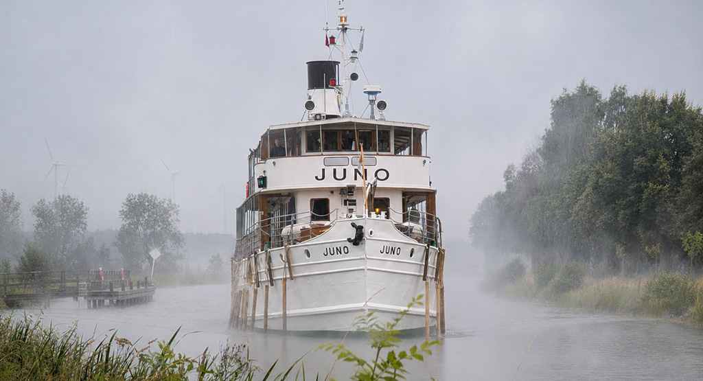 Die Juno ist das weltweit älteste noch fahrende Passagierschiff. Foto: Carola Faber