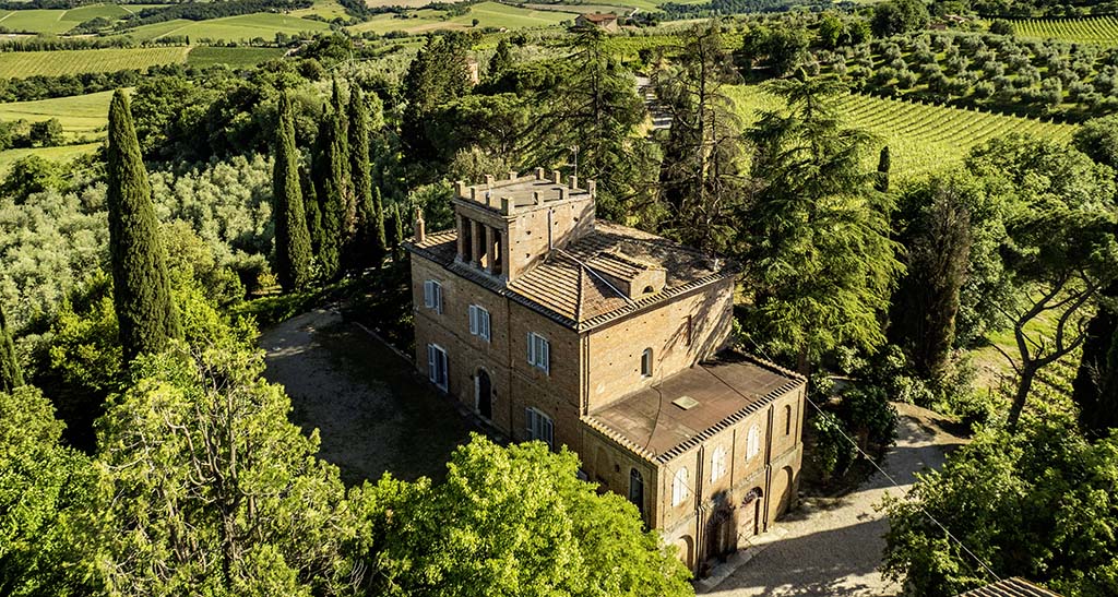 Die Villa Fiorelli. Foto: Poderi Boscarelli