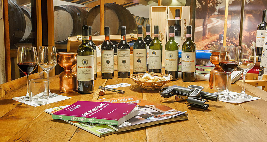 Tasting bei Poderi Boscarelli. Foto: Poderi Boscarelli