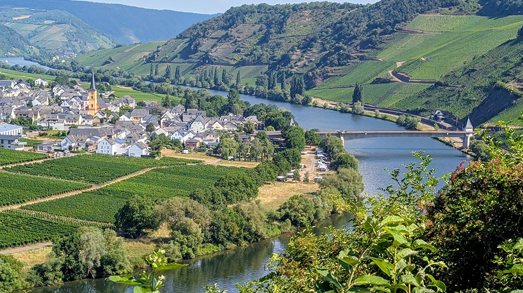 Verschiedene Lagen an der Mosel. Foto: Carola Faber