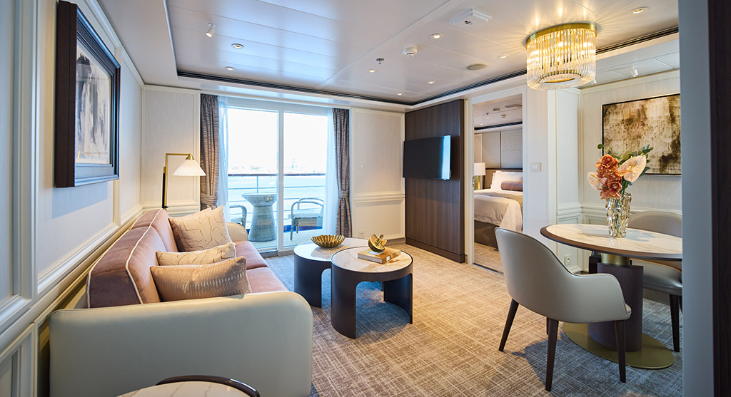 Luxuriös: Seven Seas Suite. Foto: Regent Seven Seas