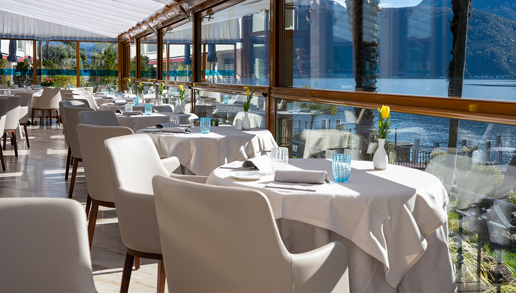 Das „Lago“ – Kulinarik mit Blick auf den Lake Lugano. Foto: Swiss Diamond Group